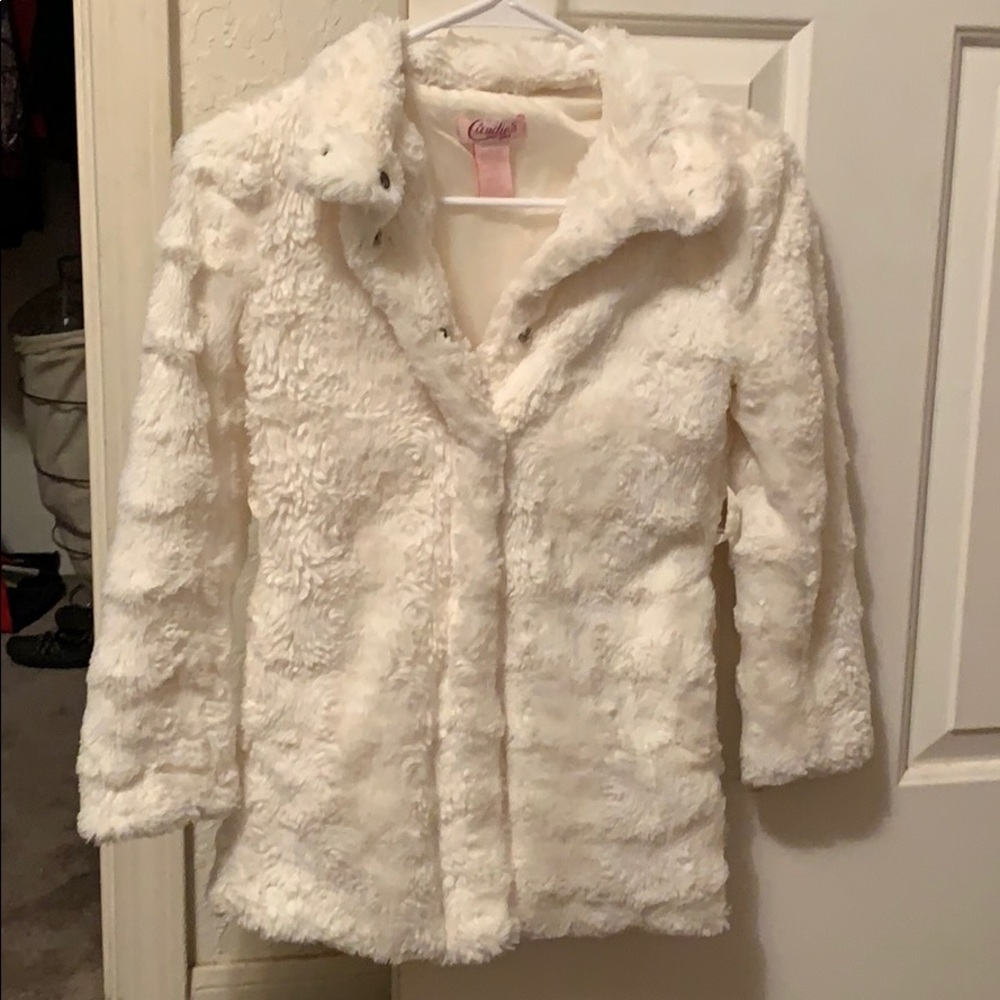 Candies girls faux fur coat